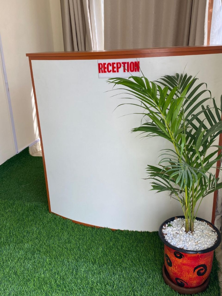 Reception area